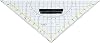 Linex Geometry Triangle Transparent with Removable Handle 22 cm 1 Items