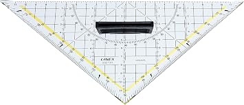 Linex Geometry Triangle Transparent with Removable Handle 22 cm 1 Items
