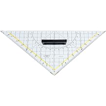 Linex Geometry Triangle Transparent with Removable Handle 22 cm 1 Items