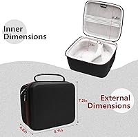 Vista 2 de LTGEM - Funda para Peltor Sport Tactical 100, 300 y 500, protector auditivo electrónico, bolsa de transporte protectora de almacenamiento duro