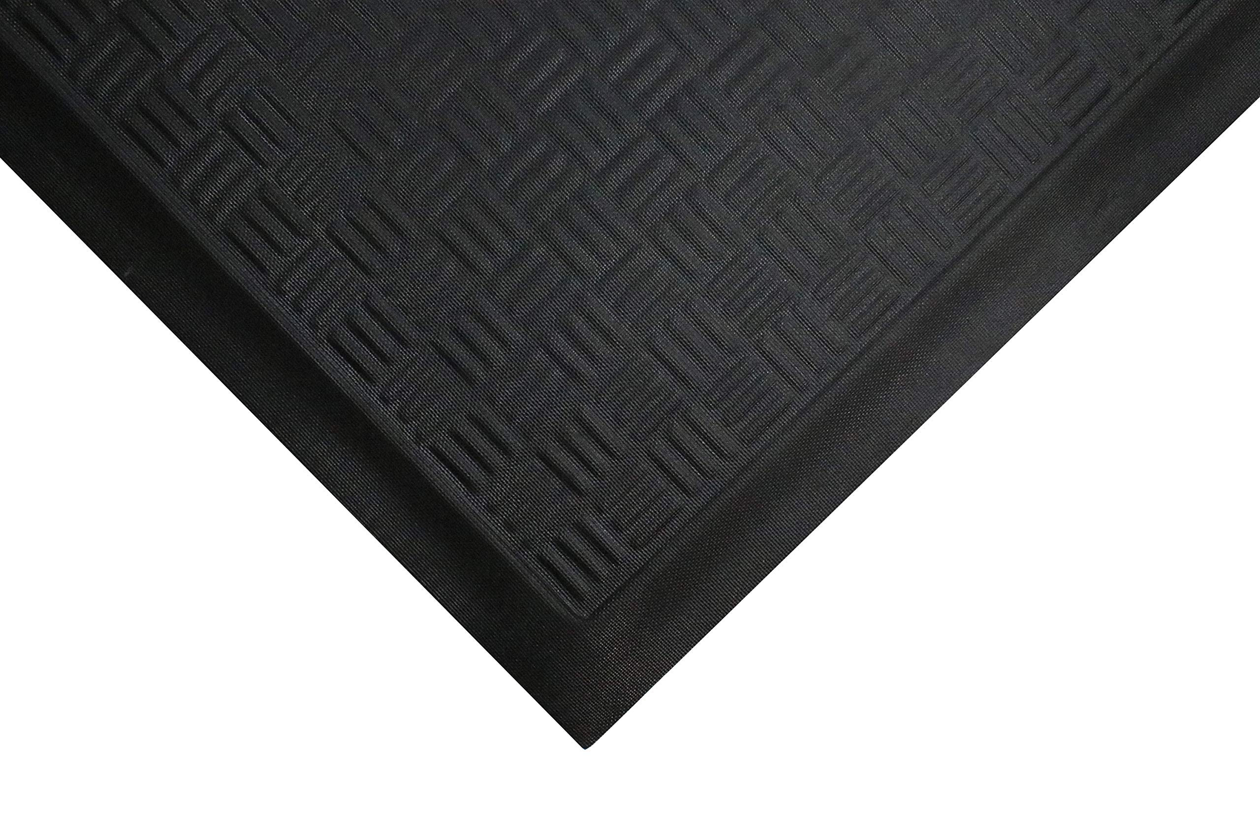 Cushion Station Anti-Fatigue Mat by M+A Matting – Stock Size, High-density, closed-cell nitrile foam, Black, Model 3700232