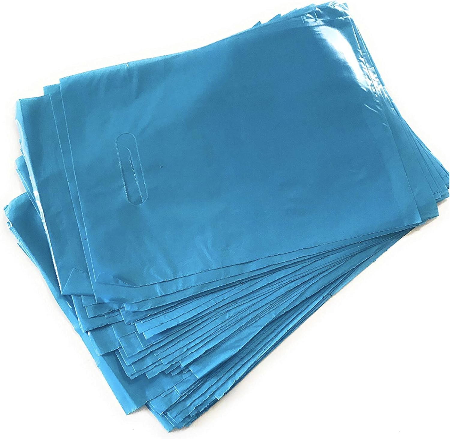PLASTIC MERCHANDISE STORE BAGS, 9"x12", 12"x15"& 15x18 and more Retail Bags (Blue, 12" x 15") - Image 8