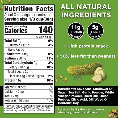 Miniatura 2 de Seapoint Farms Edamame asado al fuego, aperitivo a base de plantas, 0.43 oz con alto contenido de proteínas, vegano, sin gluten, dieta kosher,