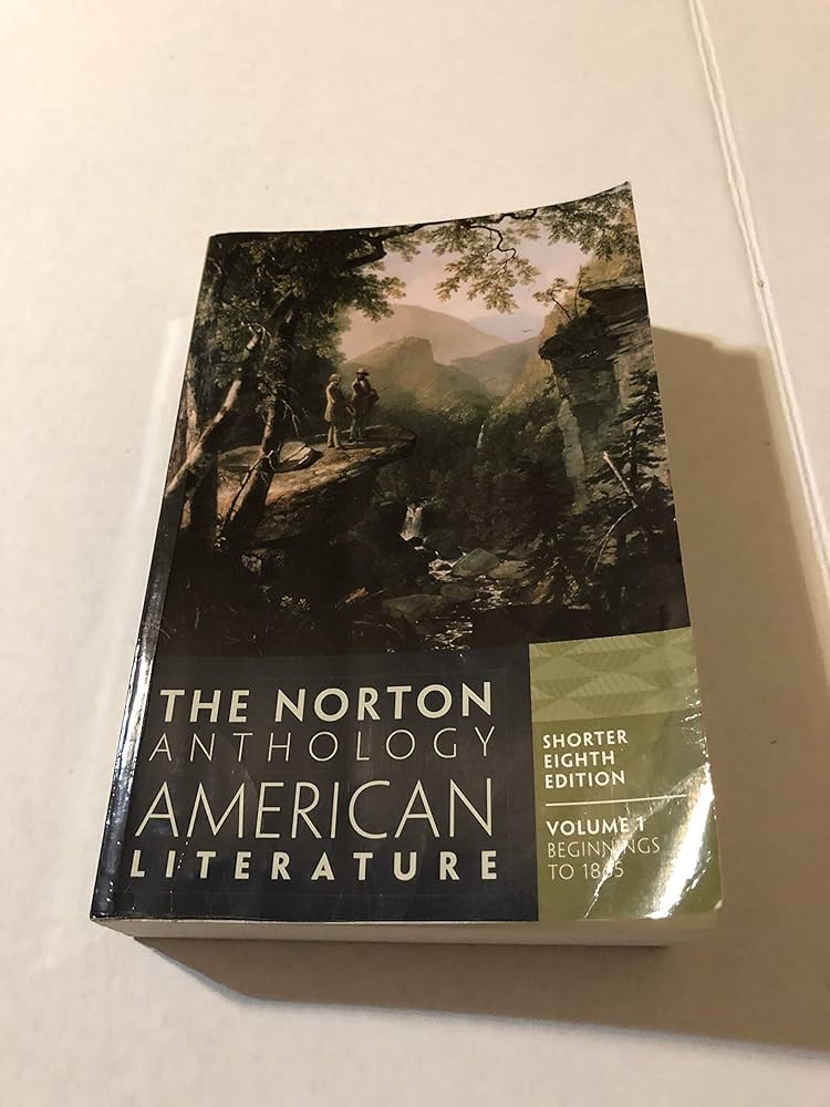The Norton Anthology of American Literature, Vol. 1 (Shorter