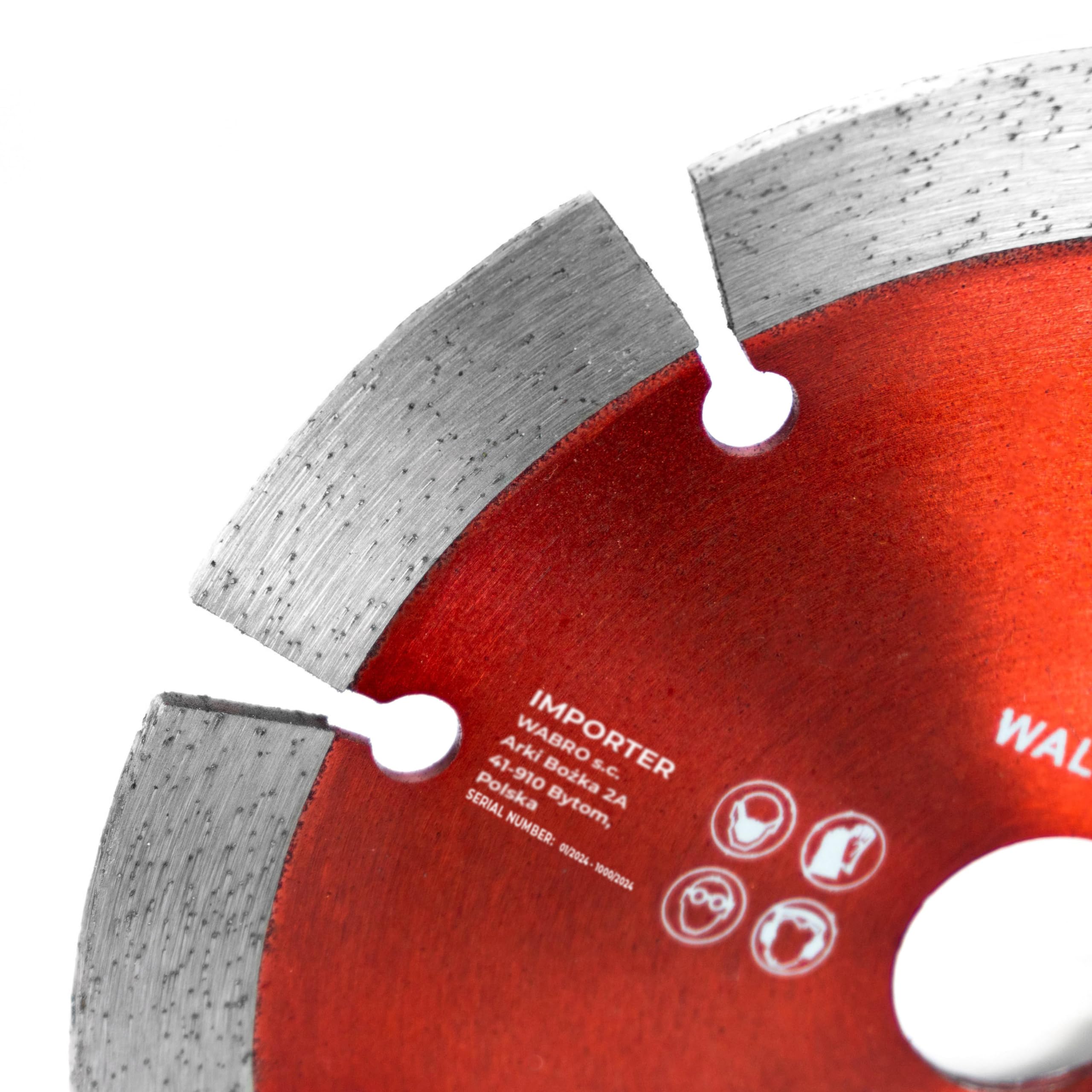 2x Disco Diamantato con Lame Flessibili per Scanalatrice 133 mm x 20 mm - Disco Diamantato per Pietra, Calcestruzzo - Disco Calcestruzzo per Scanalatrice WT1009 per Tagli a Umido e a Secco
