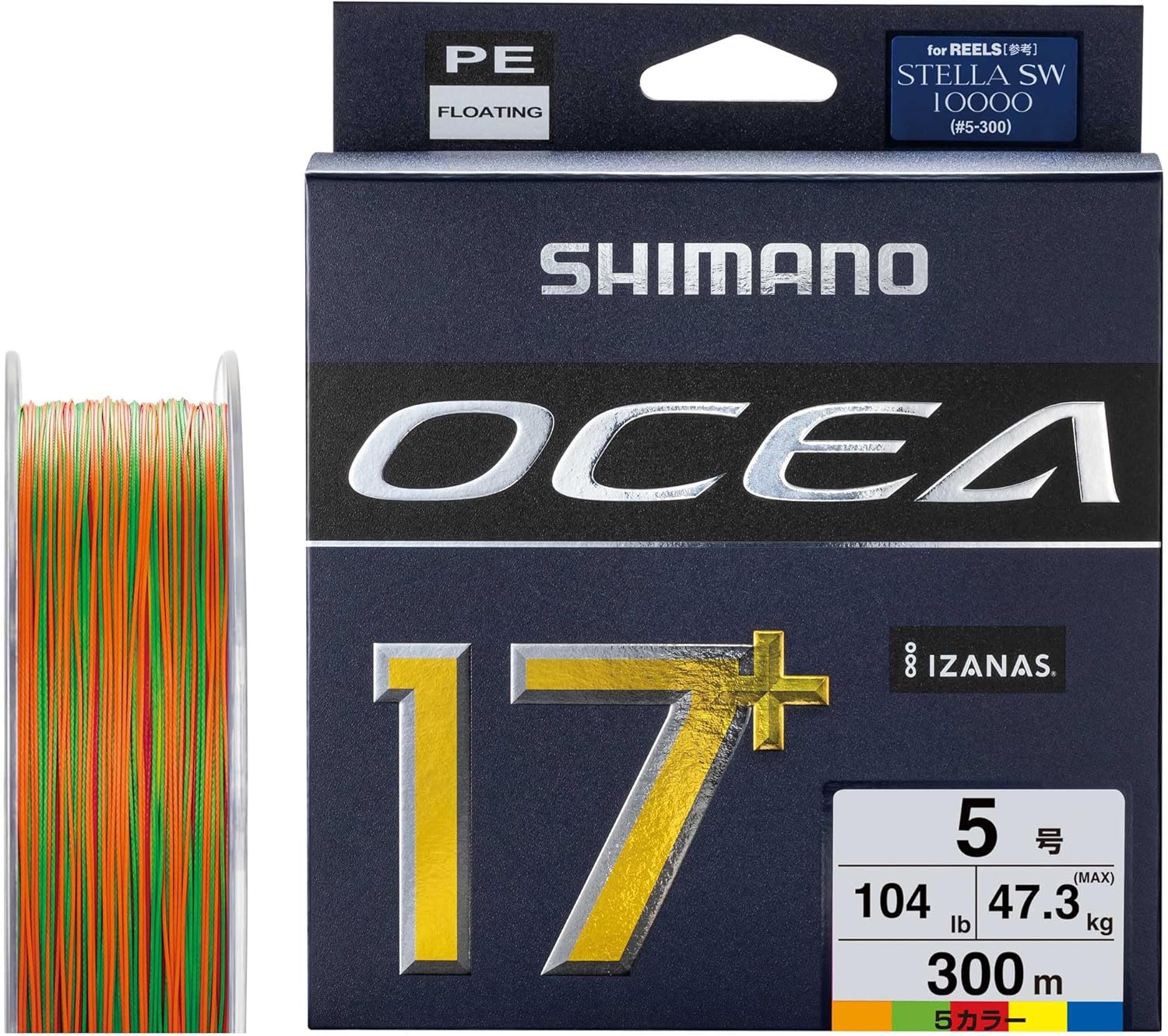 シマノ(SHIMANO) PEライン オシア 17+ PE 300m LD-A71Y 5号