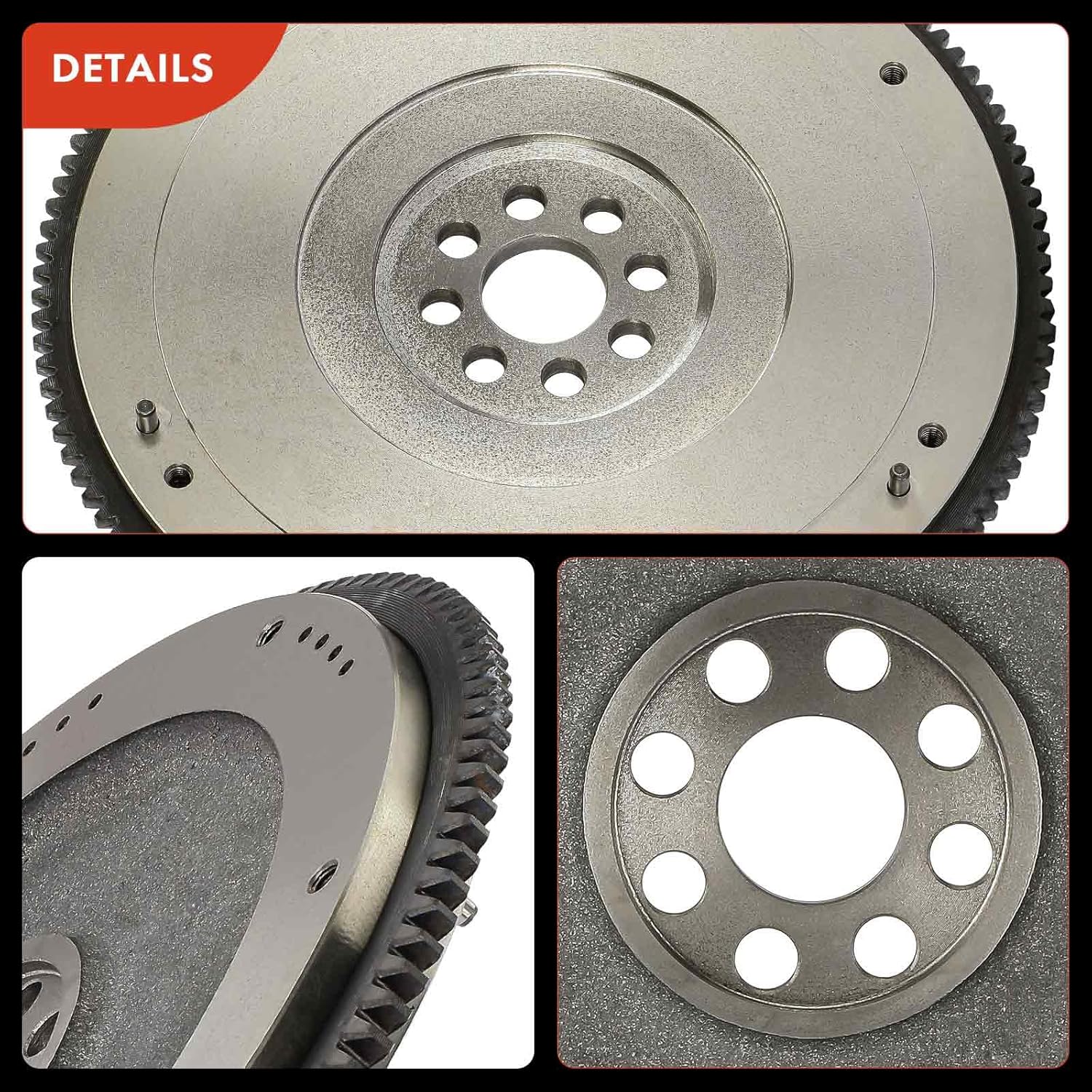 A-Premium Clutch Flywheel Compatible with Honda CR-V CRV 2002-2006, Element 2003-2009, 2.4L, 8 Bolt Holes, 119 Teeth, Manual Transmission, Replace# 22100-PNB-003