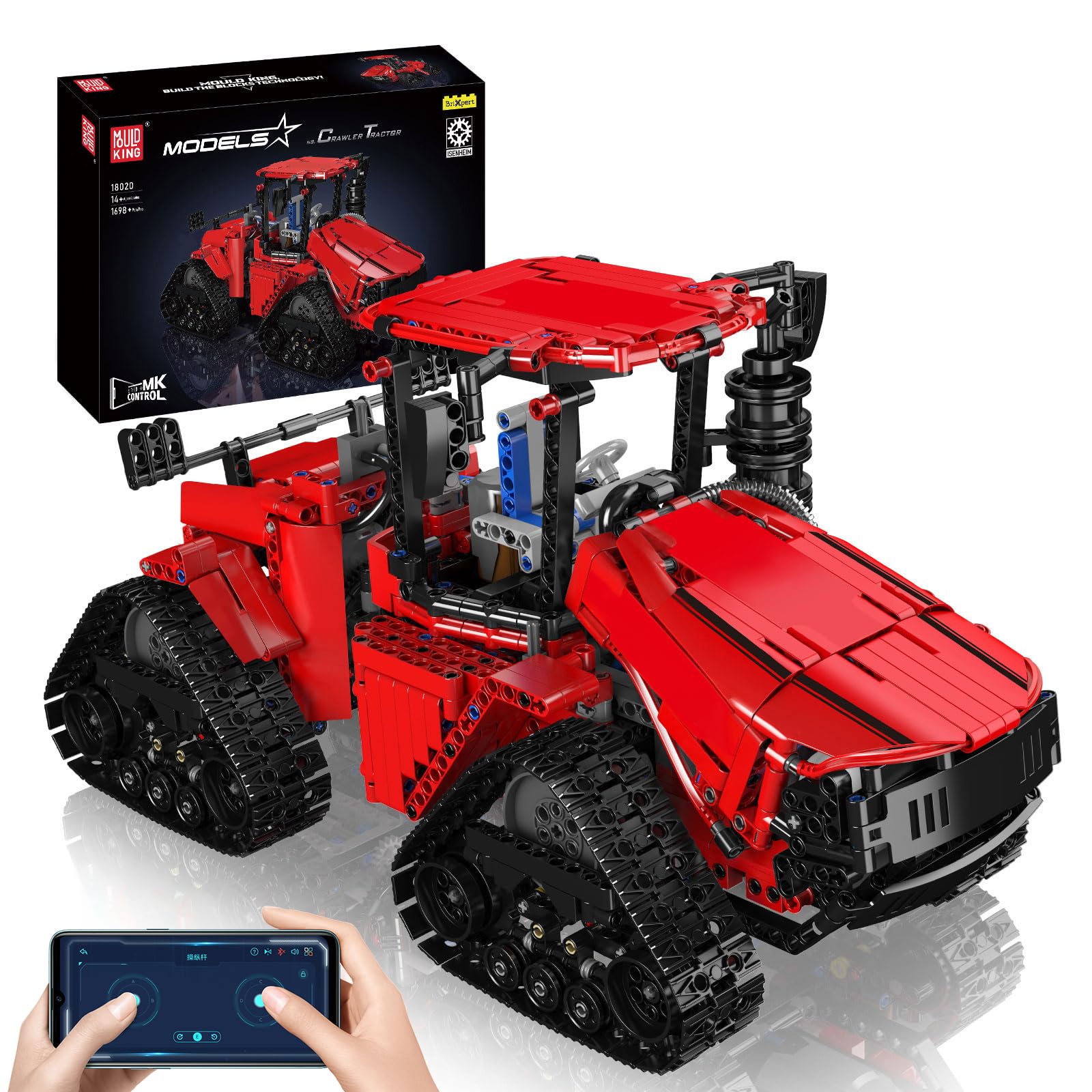 Amazon.com: Mould King 18020 Technology Remote Control Tractor
