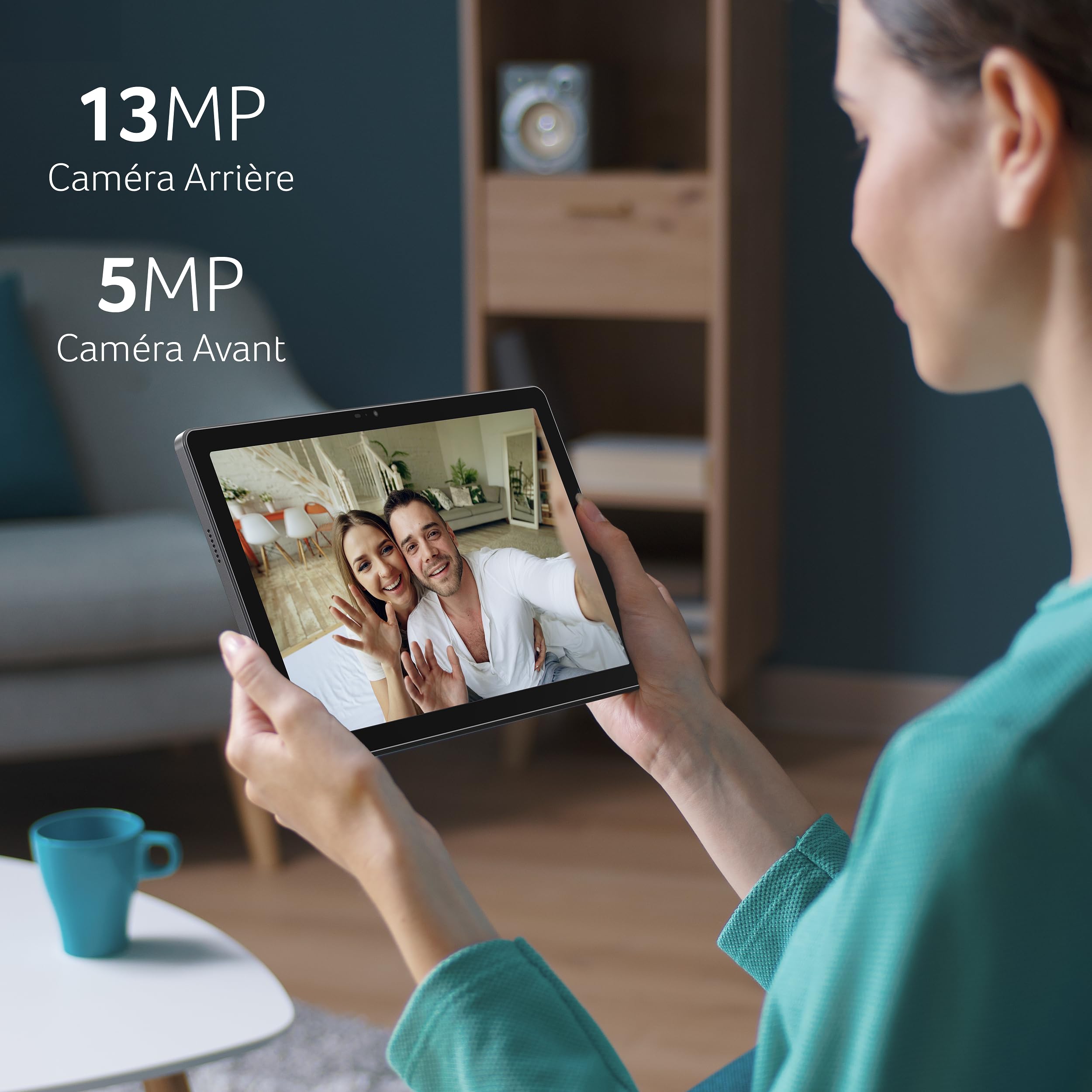 Acer Iconia Tab P11, Tablette Tactil 11'' 2K WUXGA IPS avec Portfolio Case (MediaTek MT8781, RAM 8 Go, SSD 128 Go, Bluetooth, USB-C, Wi-Fi, MicroSD, Android 14), Tablette Noir Finition Métal