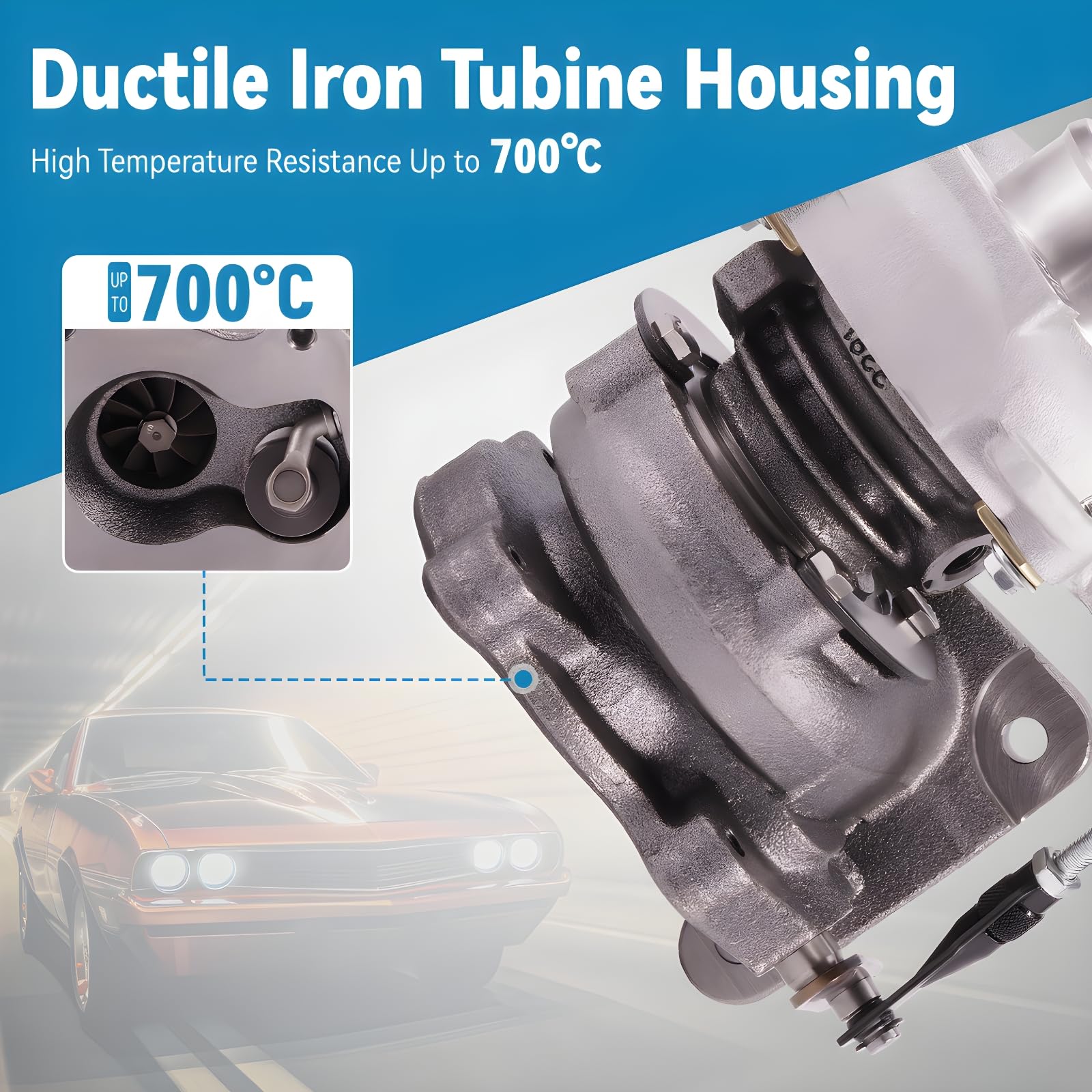 maXpeedingrods Turbocompresor Turbo para Opel Vivaro Movano Carisma Primastar Volvo V40 S40 1,9 Dci 4409975 93160135 751768