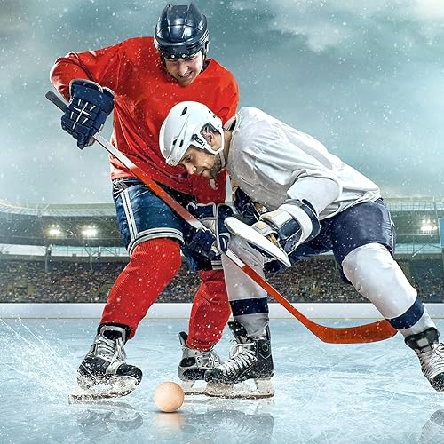 Miniatura 5 de Shappy Pelotas de madera suecas de 2 pulgadas de diámetro, madera dura, sin rebote, pelotas de hockey callejero, accesorios de hockey, equipo de