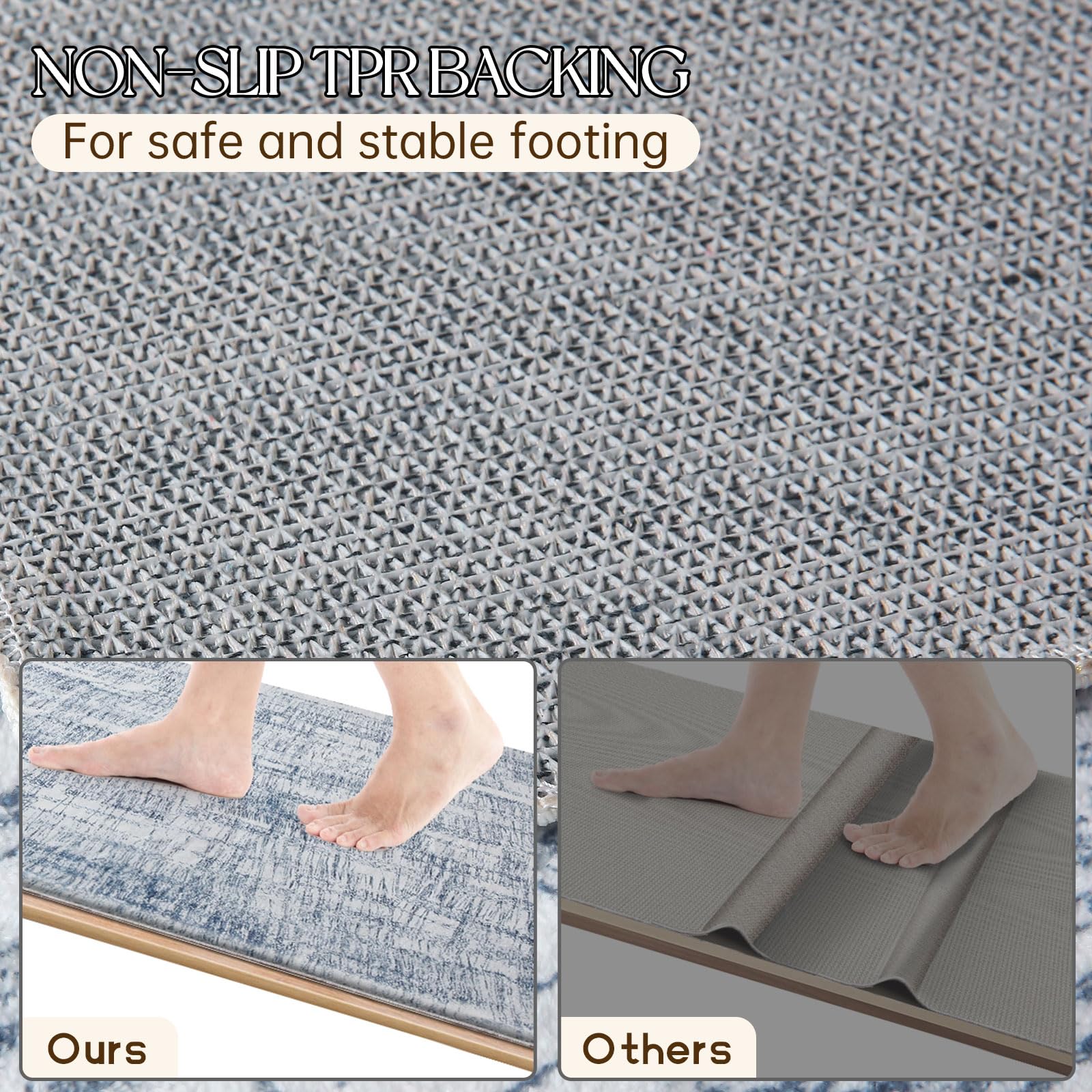 Alfombra Salon Lavable Pelo Corto Alfombras de Habitacion Antideslizante Suave Alfombras Salon Modernas Grande para Dormitorio (Azul Claro/Multi, 250 x 300 cm)