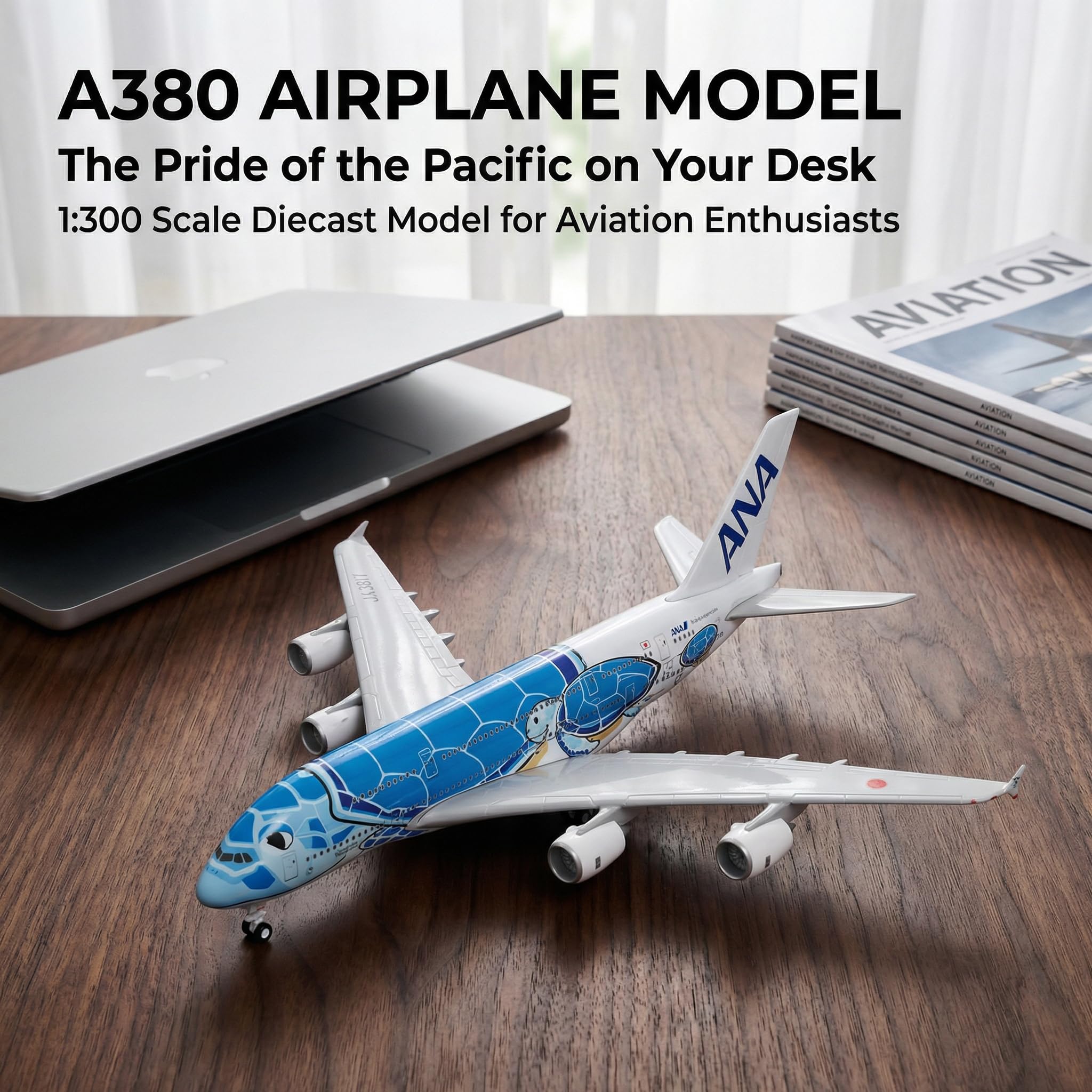 Amazon.co.jp: QIYUMOKE A380 1/300 ANAカラー ブルータートルスタイル
