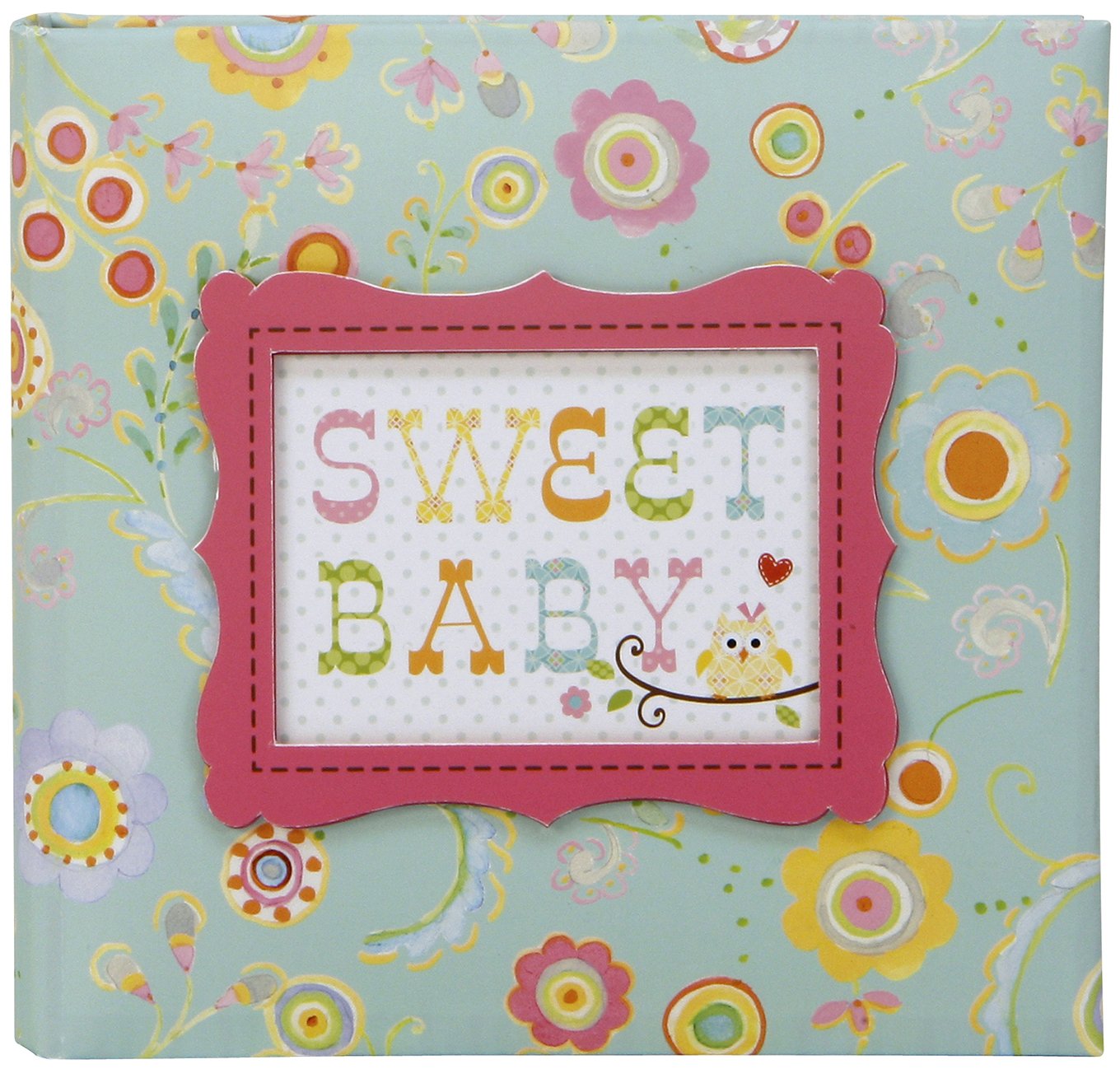 C.R. Gibson Slim Compact Journal Album for Photos, Happi Baby Girl