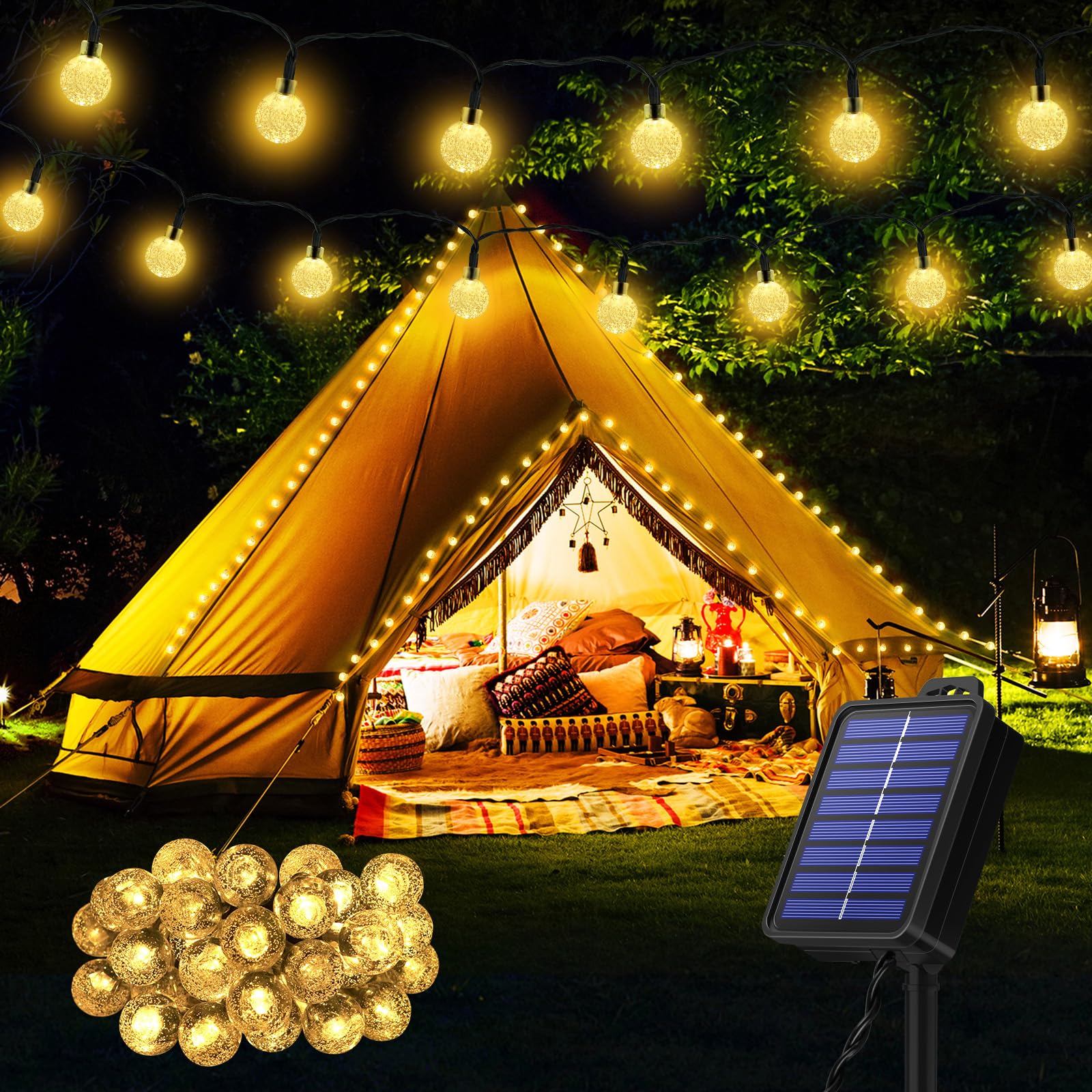 orange zelt solar Lichterkette aussen Wetterfest, 30 LED 8,1M 26,6Ft 8 Modi IP65 Solarlichterkette Aussen Wetterfest Solar Lampions für Balkon Deko Terassen Garten Bäume Weihnachten Hochzeiten Partys (warmweiß) Beleuchtung Fietskleur:Baked Clay Matte Scarp 1 tent review 4759-6971
