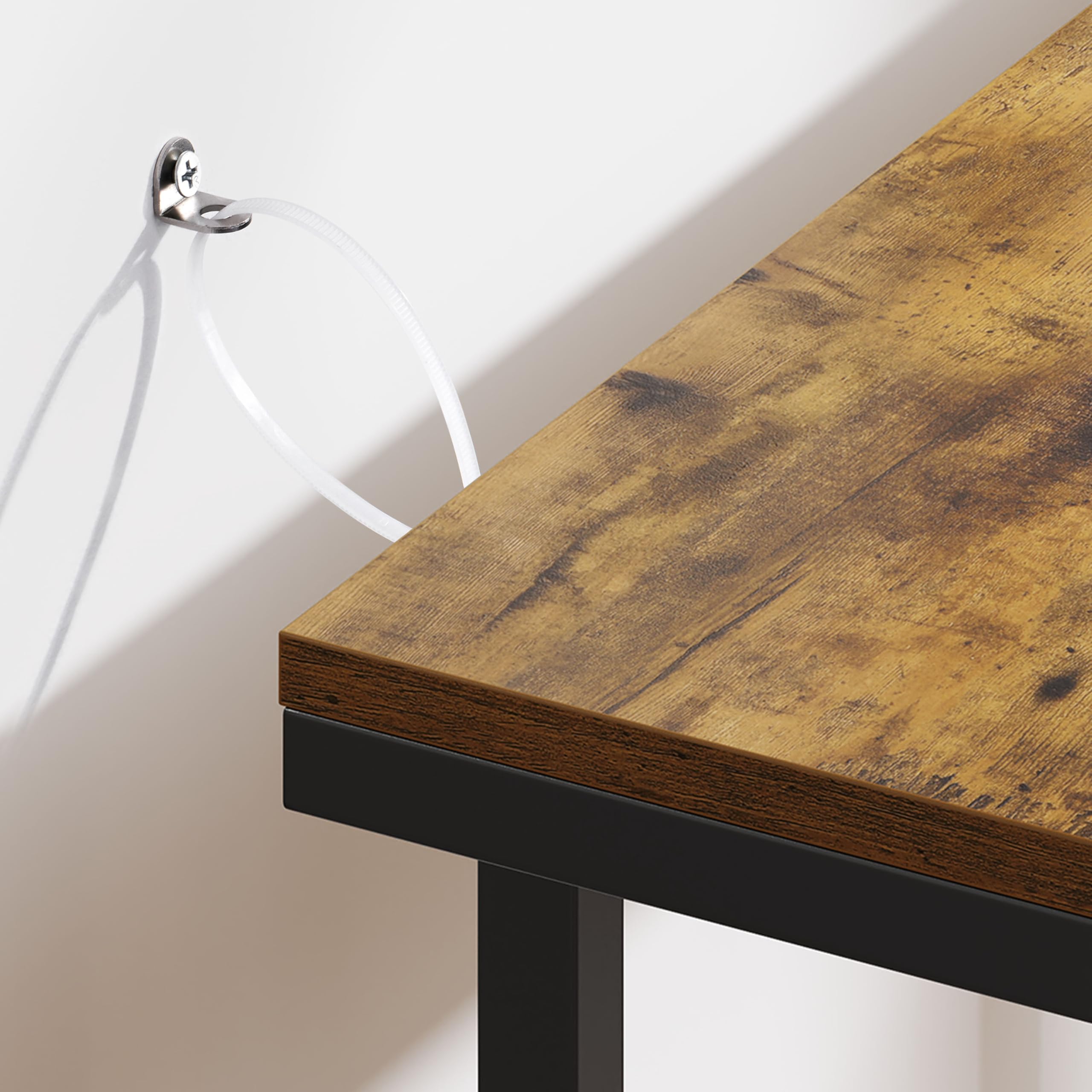 Yaheetech Tavolino Consolle da Ingresso Tavolo Console Stretto in Stile Industriale Design Compatto per Divano Corridoio Soggiorno 160 × 20 × 81 cm