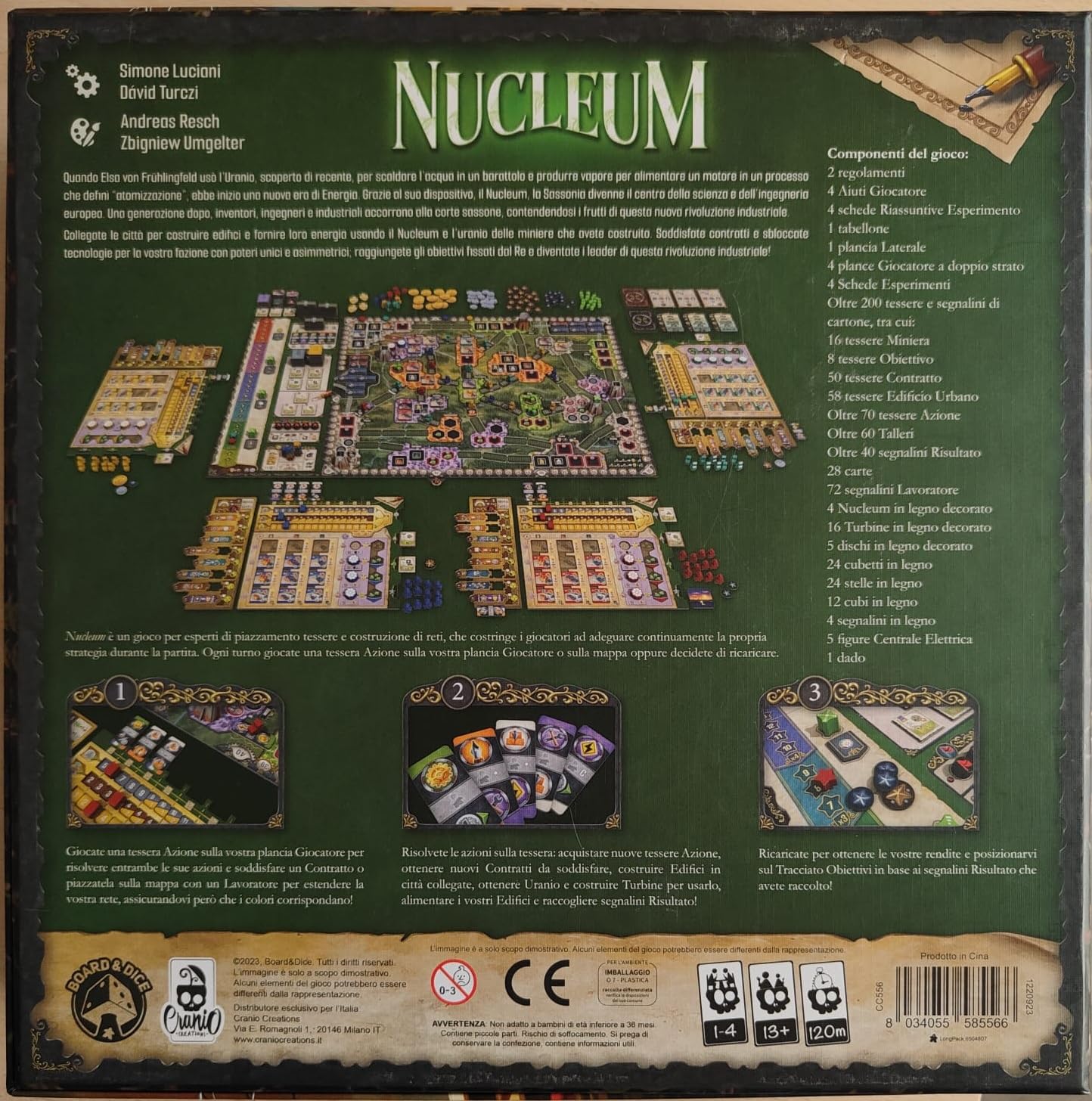 Cranio Creations - Nucleum, La Rivoluzione Industriale in Sassonia, Edizione in Lingua Italiana