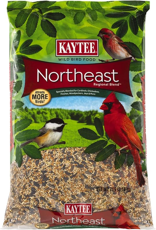 Kaytee Mezcla Regional de Aves Silvestres del Noreste, Bolsa de 7 Libras