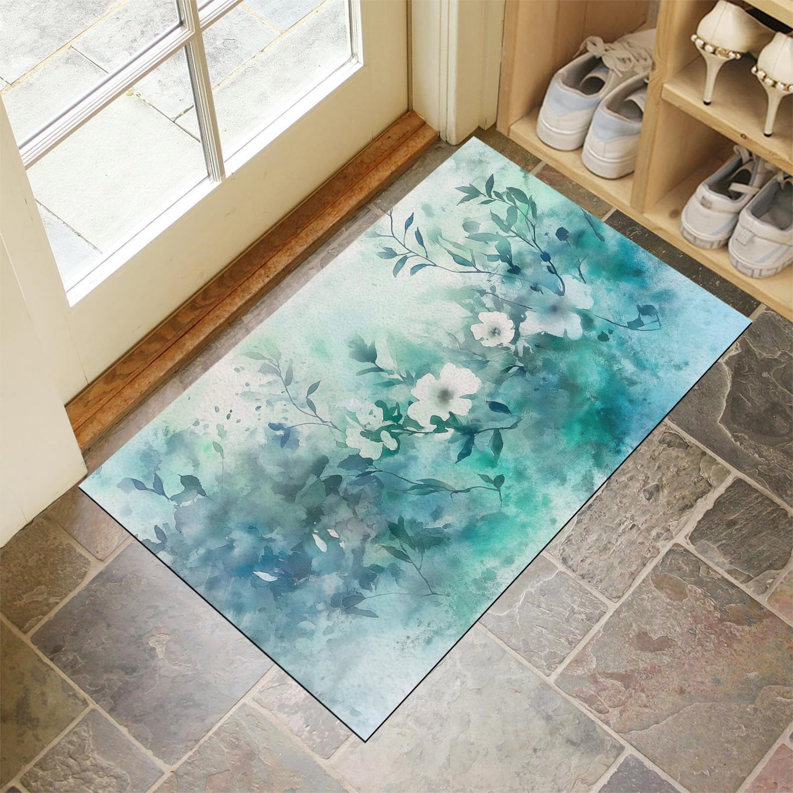 Paillasson interieur entree absorbant et tapis resistant lavable