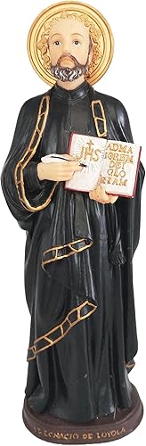 Statue Supplier Escultura San Icnacio de 12 pulgadas Santo Estatua