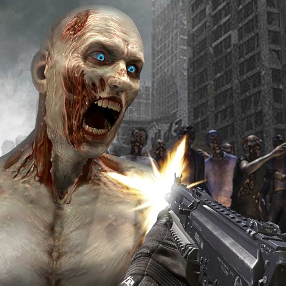 Morto zumbi Atirador: Alvo zumbi jogos 3D
