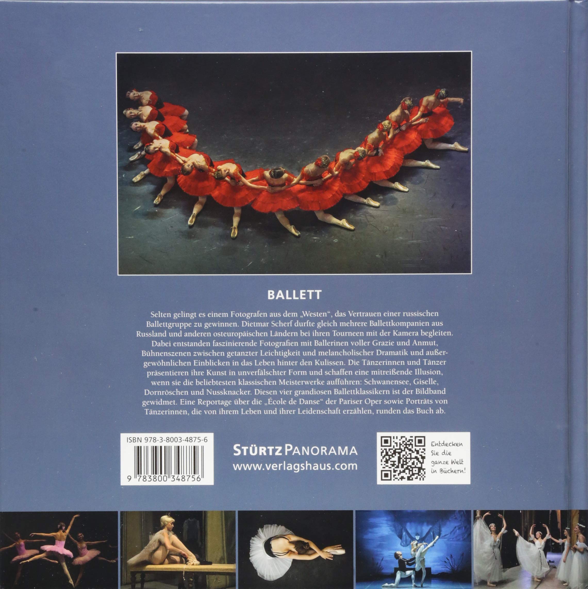 Ballett - Vom Zauber des klassischen Tanzes: Ein hochwertiger Fotoband mit über 180 Bildern auf 192 Seiten im quadratischen Großformat - STÜRTZ Verlag (Panorama)