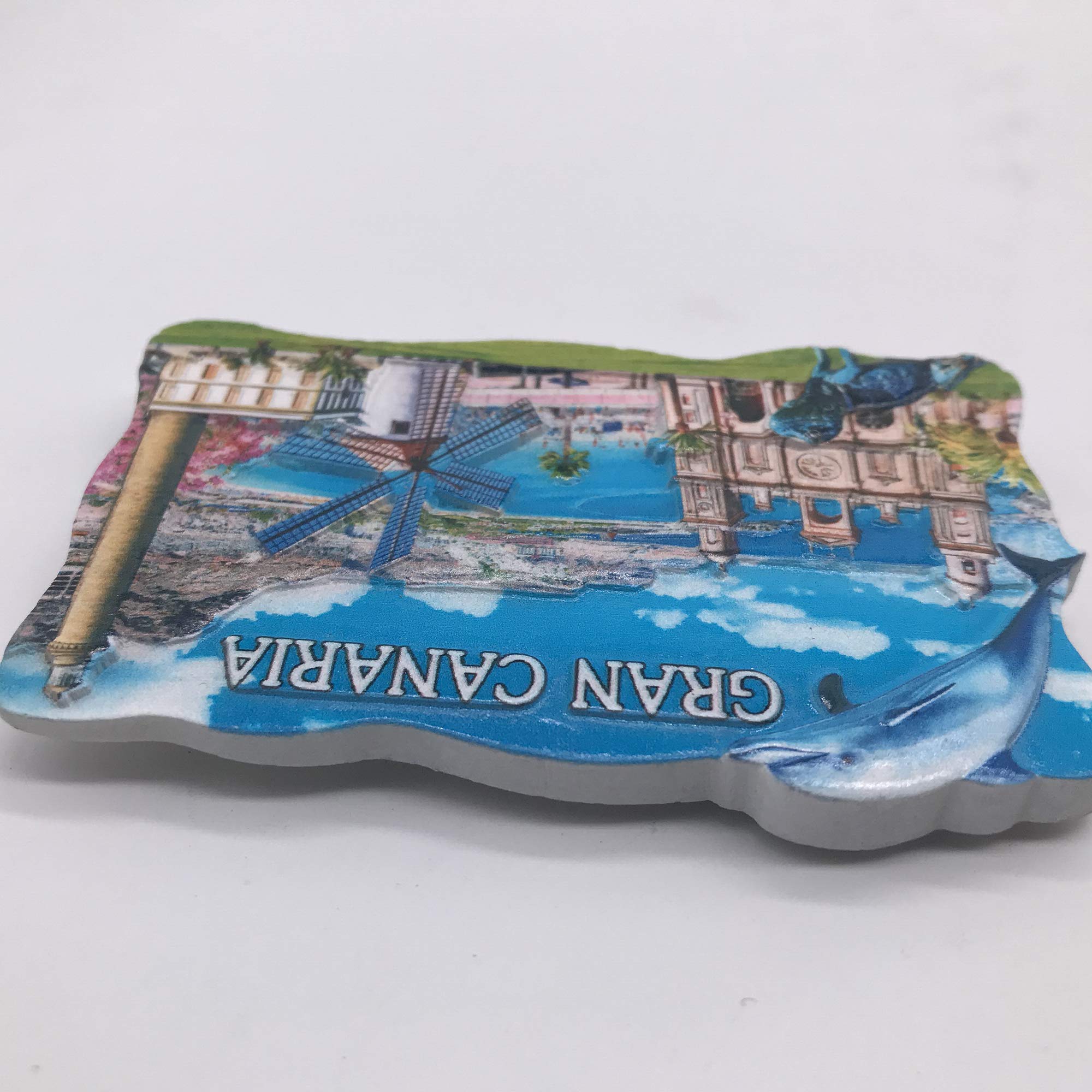 Magnete per frigorifero in resina 3D Spagna Isole canarie Famoso