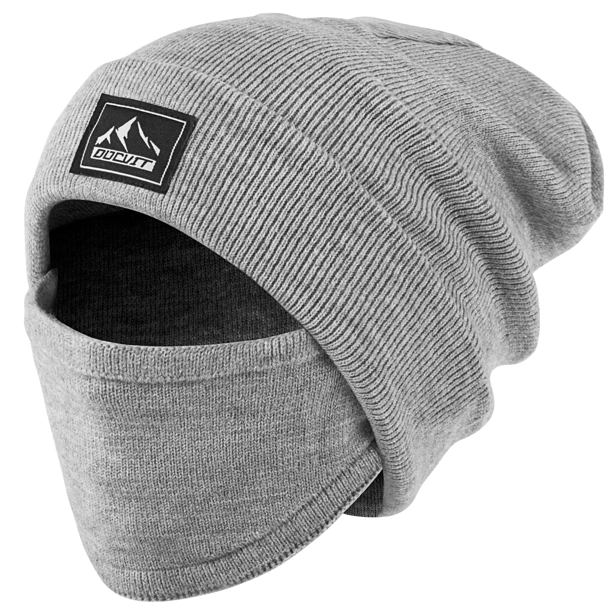 DOCVITKnit Cuffed Beanie Warm Winter Hats Unisex Skull Knit Cap Fashion Ski Hat for Men and Women