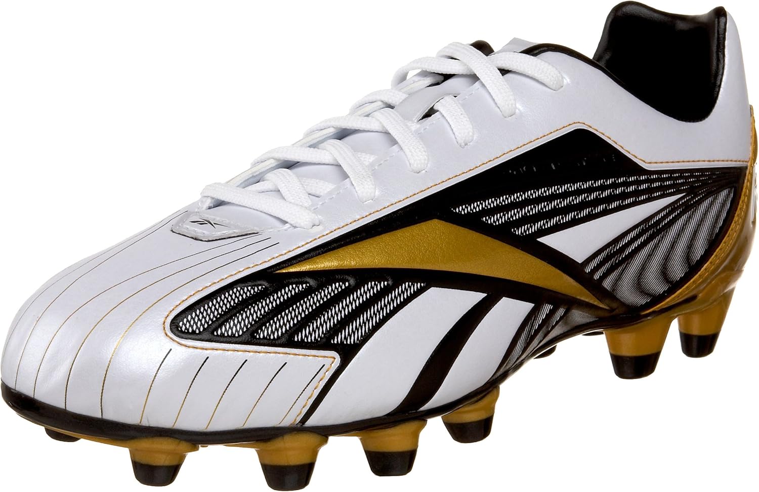 Reebok Men's Instante HG Soccer Cleat,White/Black/Athletic
