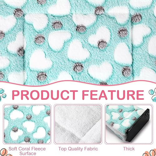 Miniatura 3 de Haull 4 piezas de ropa de cama impermeable de conejillo de indias de invierno, cama de conejillo de indias, forro suave para perros y gatos, tapete