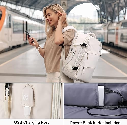 Miniatura 8 de HOMIEE Mochila para artículos personales aprobada por aerolíneas, Azul, Mochilas de viaje