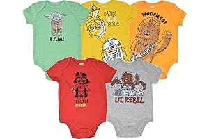 Star Wars Infant 5-Pack Bodysuits for Galactic Cuddlers