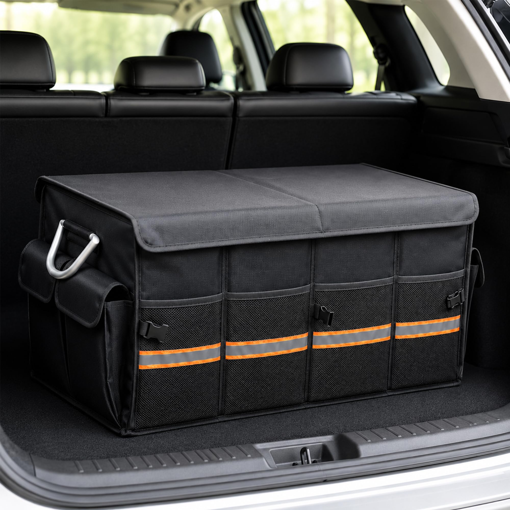 Amazon.co.jp: Kurasage トランク収納ボックス 66L 大容量 車載収納