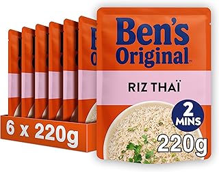 BEN'S ORIGINAL Riz Thaï - 220g (Lot de 6)