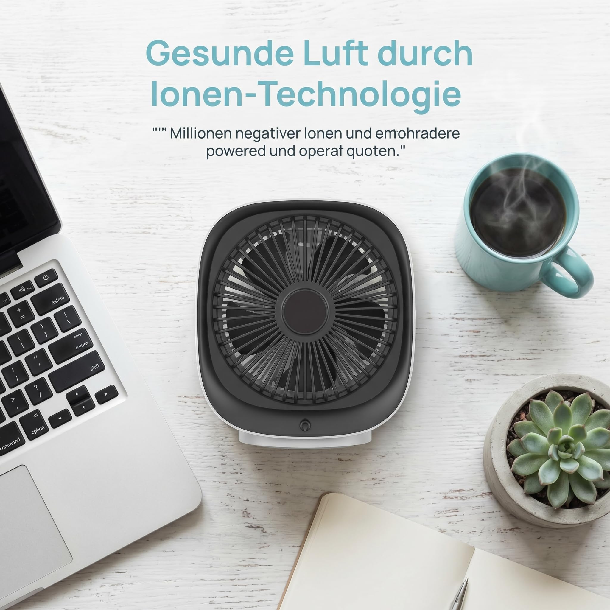 Aira Breeze Luftkühler, Air Breeze Klimaanlage,Airabreeze Kleine Klimaanlage für Zimmer,USB-betriebener Klimagerät für Familie (Weiß)