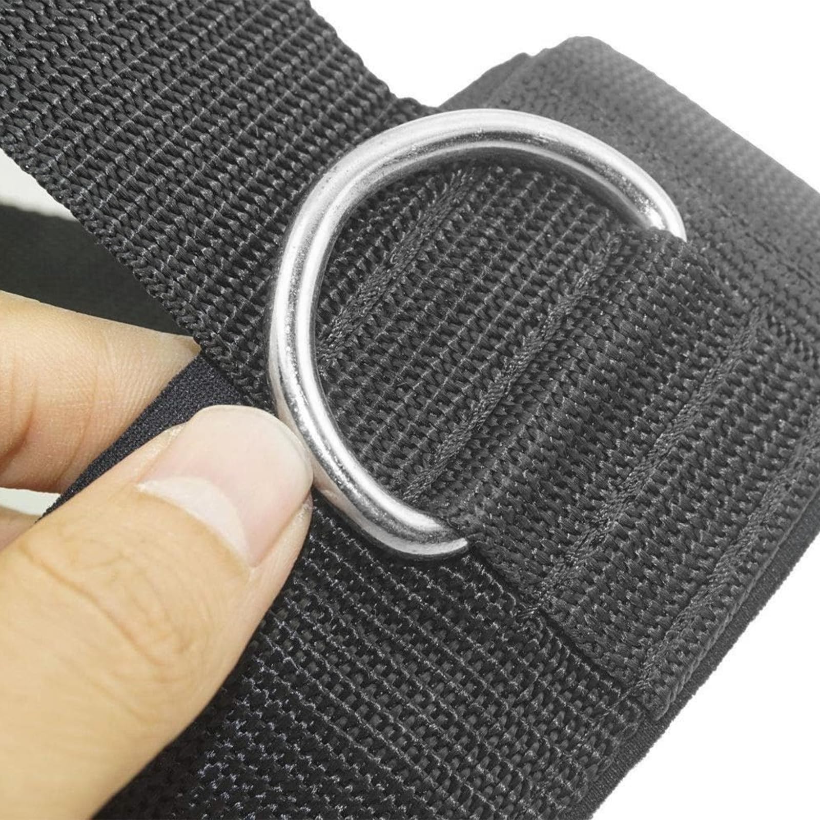 HIQU and HIST 30 Stück Karabiner D-Ringe aus Metall, 25 mm Halbringe D Ringe Schnalle aus vernickeltem Stahl, Mehrzweck-D-Ring Klein für Taschen Gürtelschnallen Rucksack