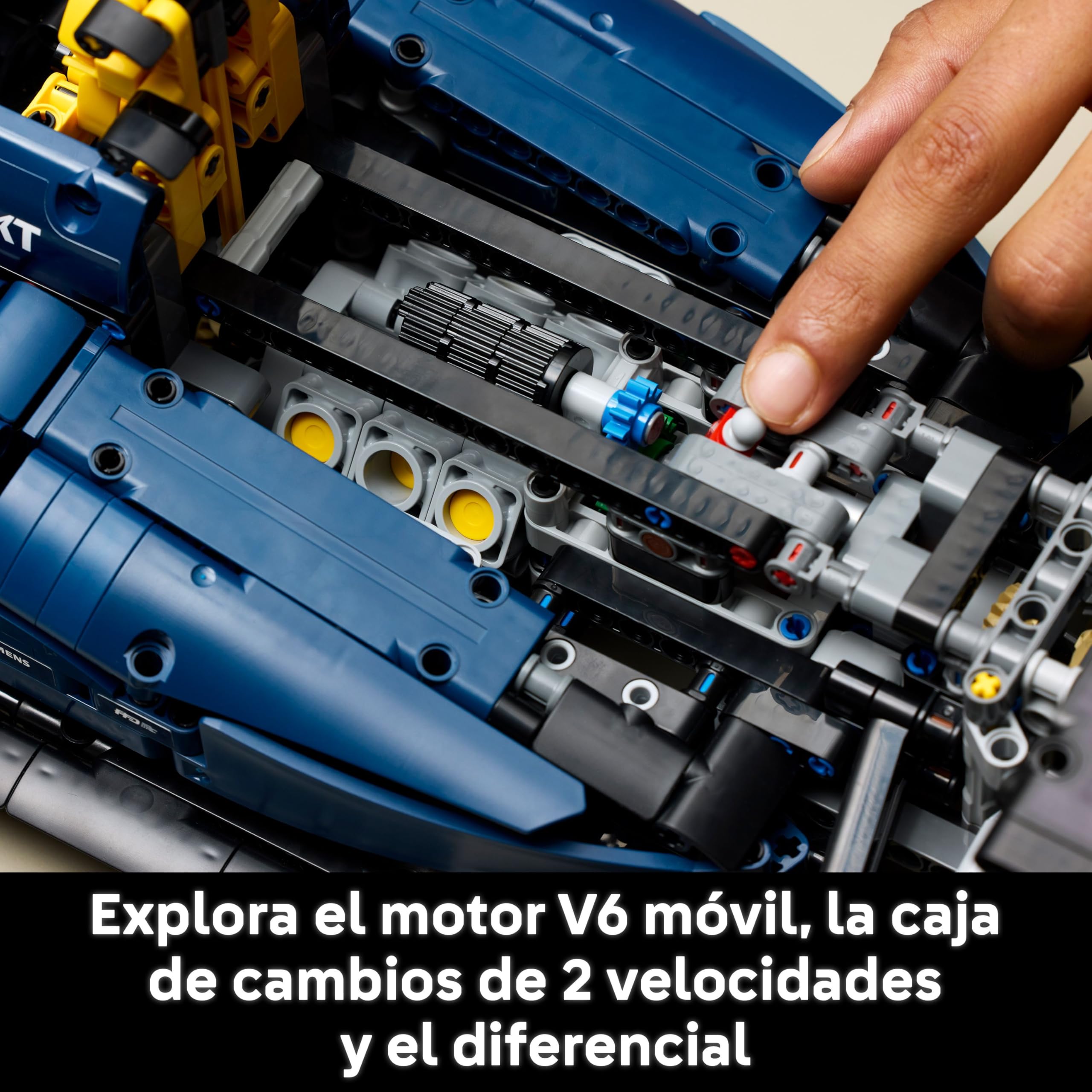 LEGO Technic Coche Oracle Red Bull Racing RB20 F1 Kit de Construcción para Adultos, Maqueta de Coche de Carreras de Fórmula 1 a Escala 1:8 con Motor V6, Regalo para Hombres y Mujeres 42206
