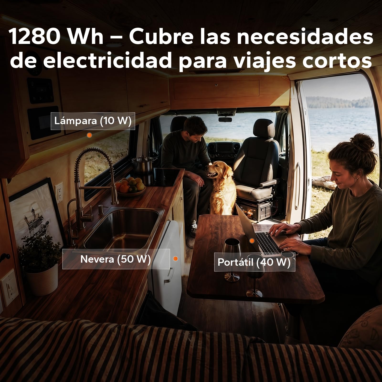 Batería de Litio LiFePO4 12V 100Ah con Bluetooth, Batería para Asiento DIN H5 (AI168 mm) para Autocaravana con BMS de 100A, Protección de Baja Temperatura, Asiento Giratorio, Barco y Sistema Solar Off