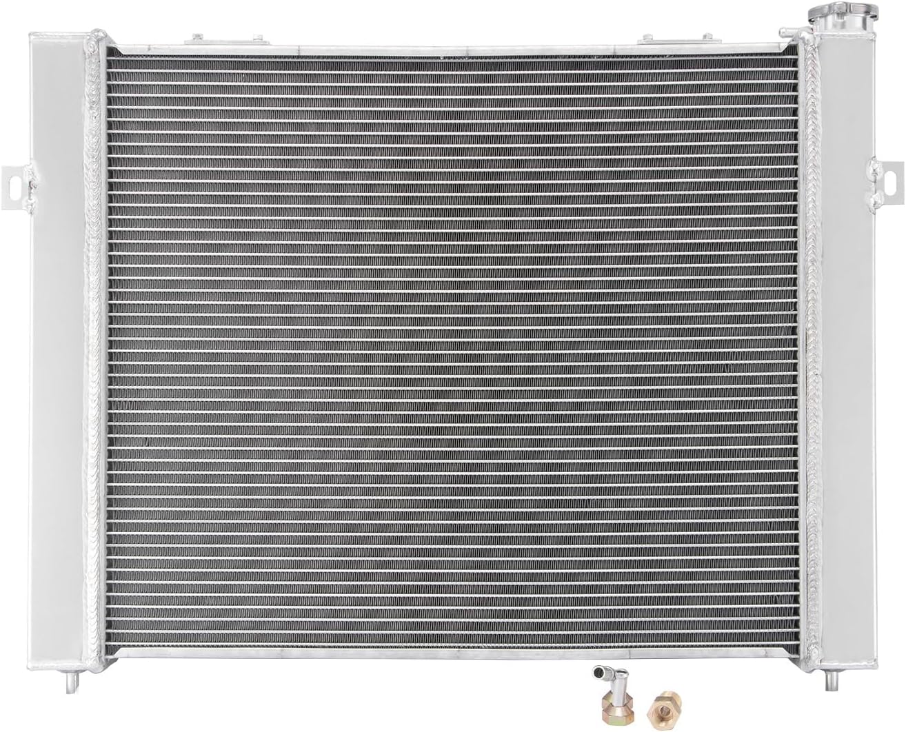 3 Row Core Aluminum Radiator for 1993-1997 Jeep Grand Cherokee ZJ 4.0L L6 with Shroud Fan 93 94 95 96 97 All ALuminum Radiador Radiators for Jeep Radiators 1994 1995 1996