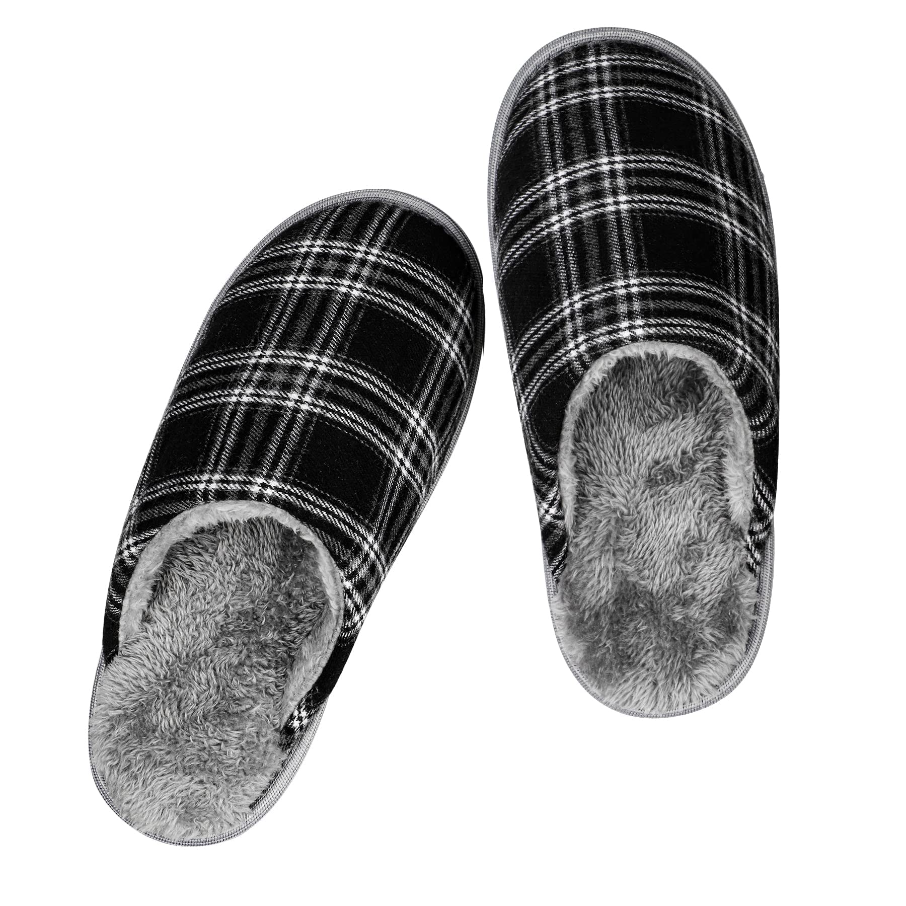 Chaussons Femme En Velours Avec Semelle Mémoire De Forme – Antidérapants, Fermeture Velcro, Confortables Pour La Maison