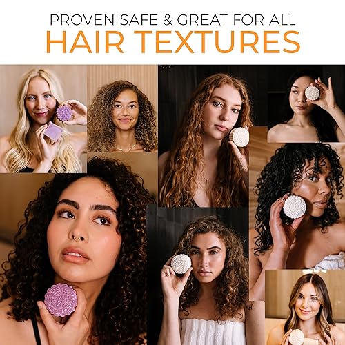 Miniatura 7 de VIORI Barra de champú de aceite esencial de cáscara cítrica - Hecho con agua de arroz para el crecimiento del cabello - Champú hecho a mano sin