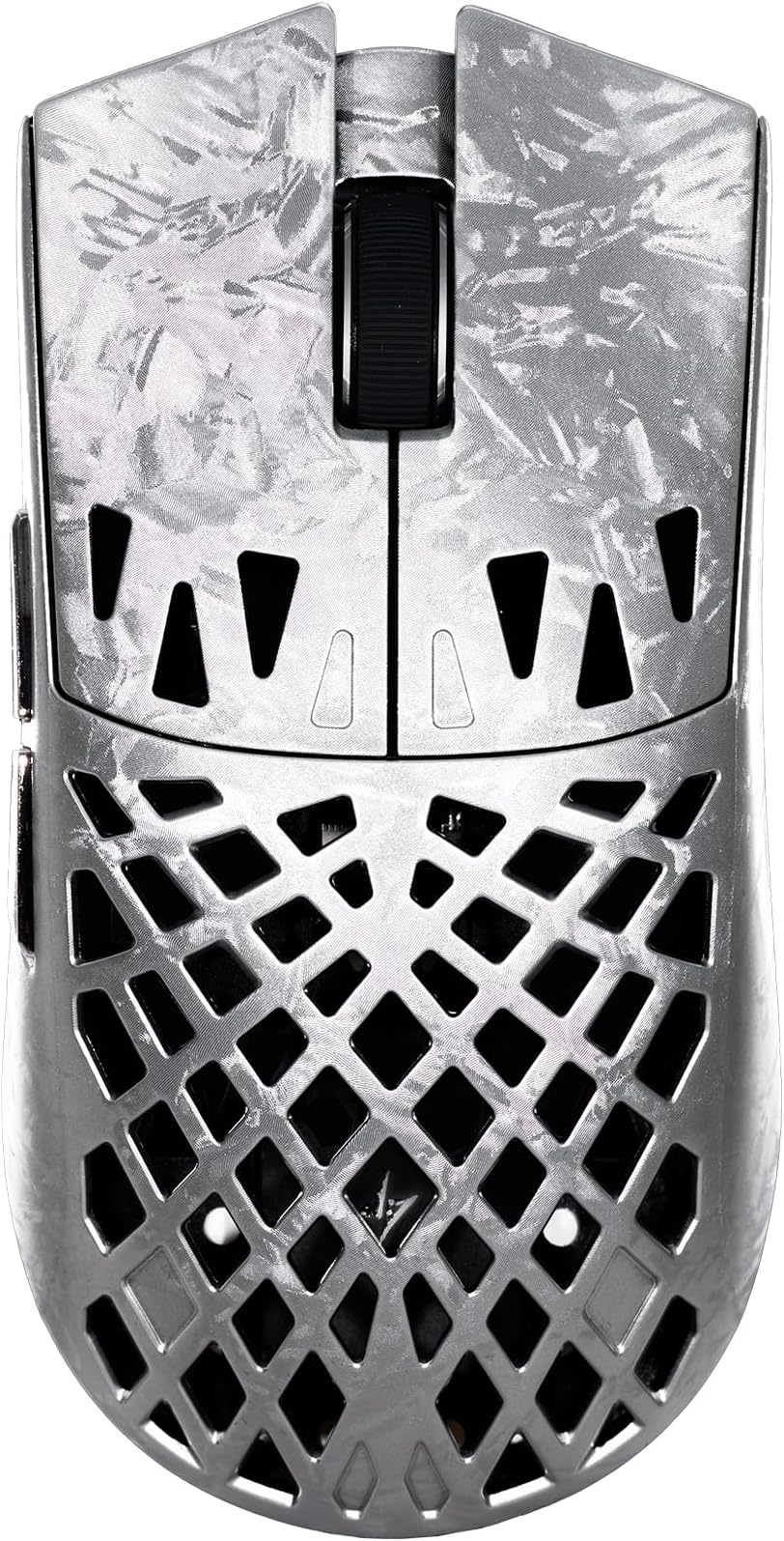 Blazing Sky Ghost Hollow Carbon Fiber Wireless Gaming Mouse,PAW3950 Ultra Sensor, Nordic 54L15, 8k Poling, 48g, Tri-Mode 2.4G/Bluetooth/Wired