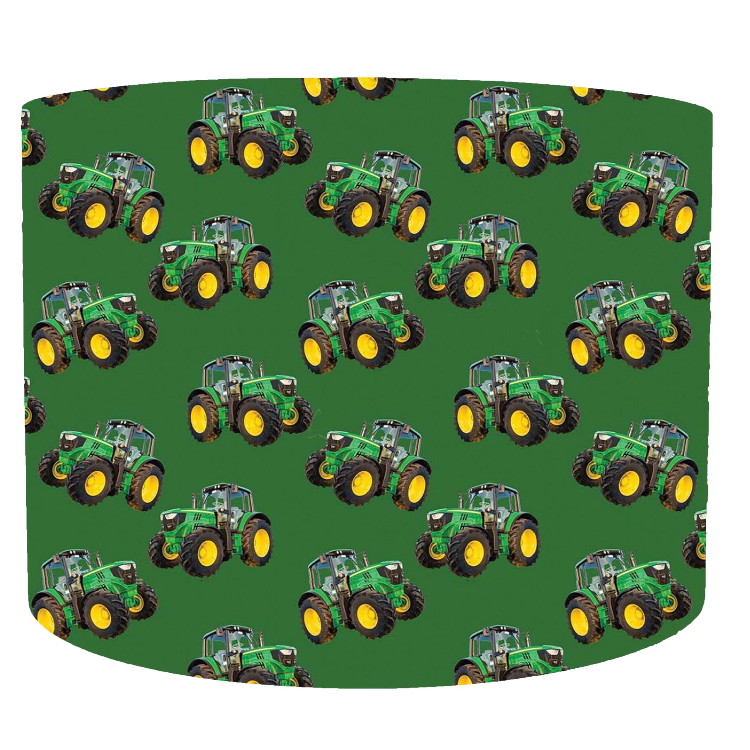 Green Tractor Lampshade, Choice of 20cm to 35cm Diameter, Farm Themed Bedroom, Toddler Bedroom Accessories Boys, Tractor Lampshade Kids Bedroom, Construction Room Decor, Boy Nursery Light Shade