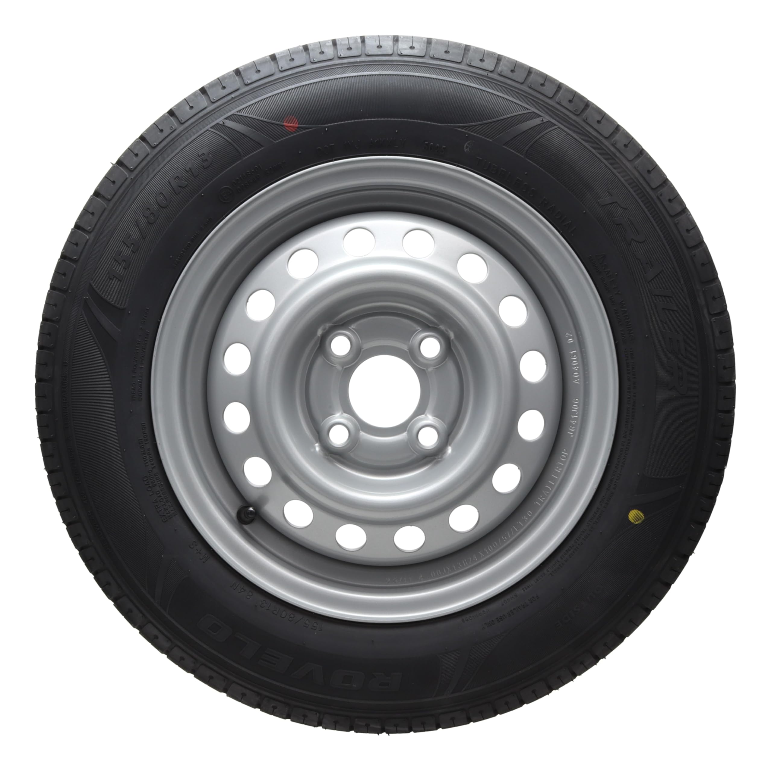 Ruota completa 155/80R13 84N 100x4, 4Jx13, 4 fori, 155 80 R 13 (2 pezzi)