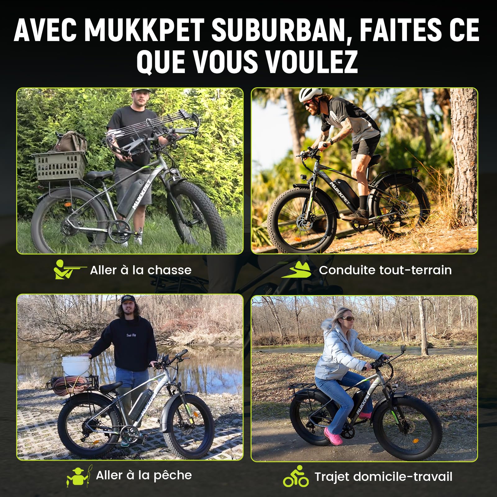 Rattan Vélo Électrique Adulte Fat Bike Électrique 26 Pouces, Batterie 720Wh, Autonomie 105km, Pneus Larges 26" x4.0, Vélo Tout Terrain avec Freins à Disque 180mm