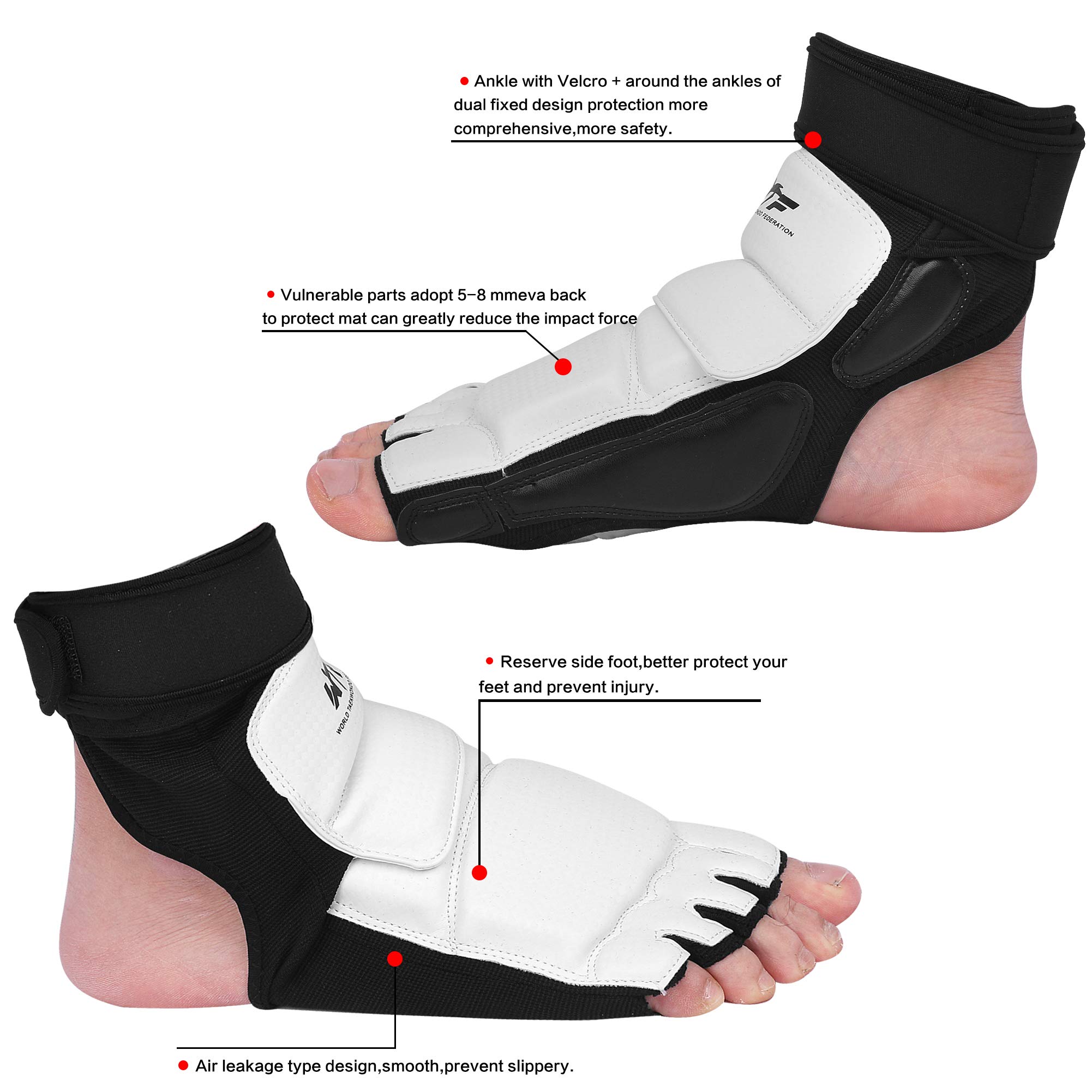 Gants Et Protège-Pieds Taekwondo - PU Et EVA - Pour Homme, Femme, Enfant