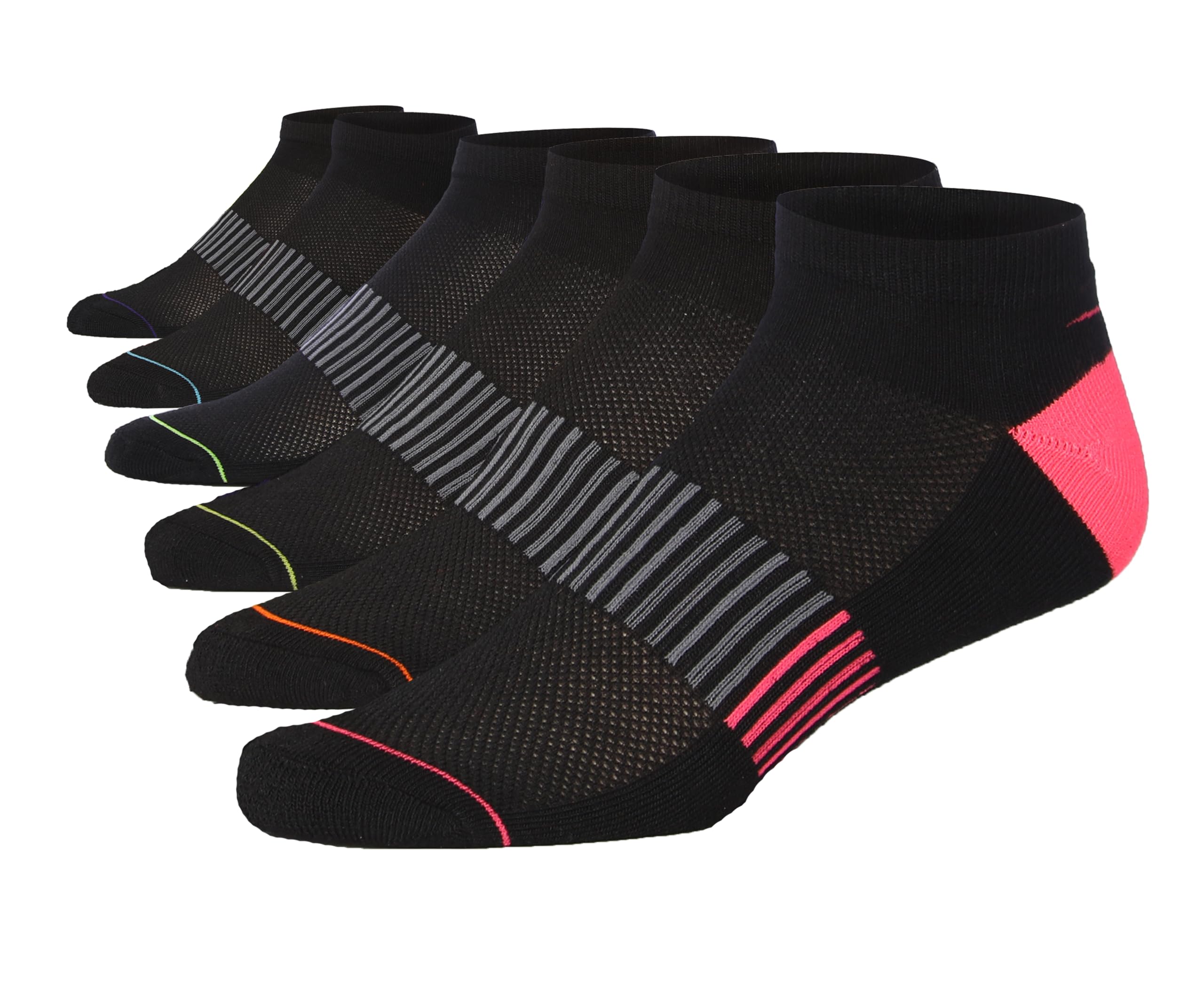 JAMES FIALLO sportliche gepolsterte tief geschnittene Sportsocken für Herren 6er-Pack - Bild 9 von 10