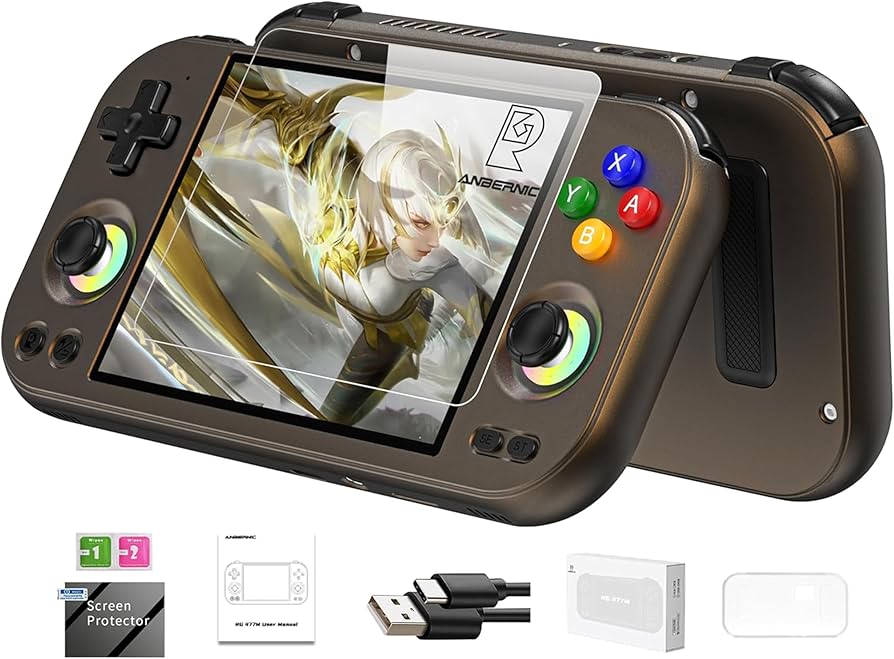 Amazon.com: RG477M Retro Handheld Game Console , Aluminum Alloy