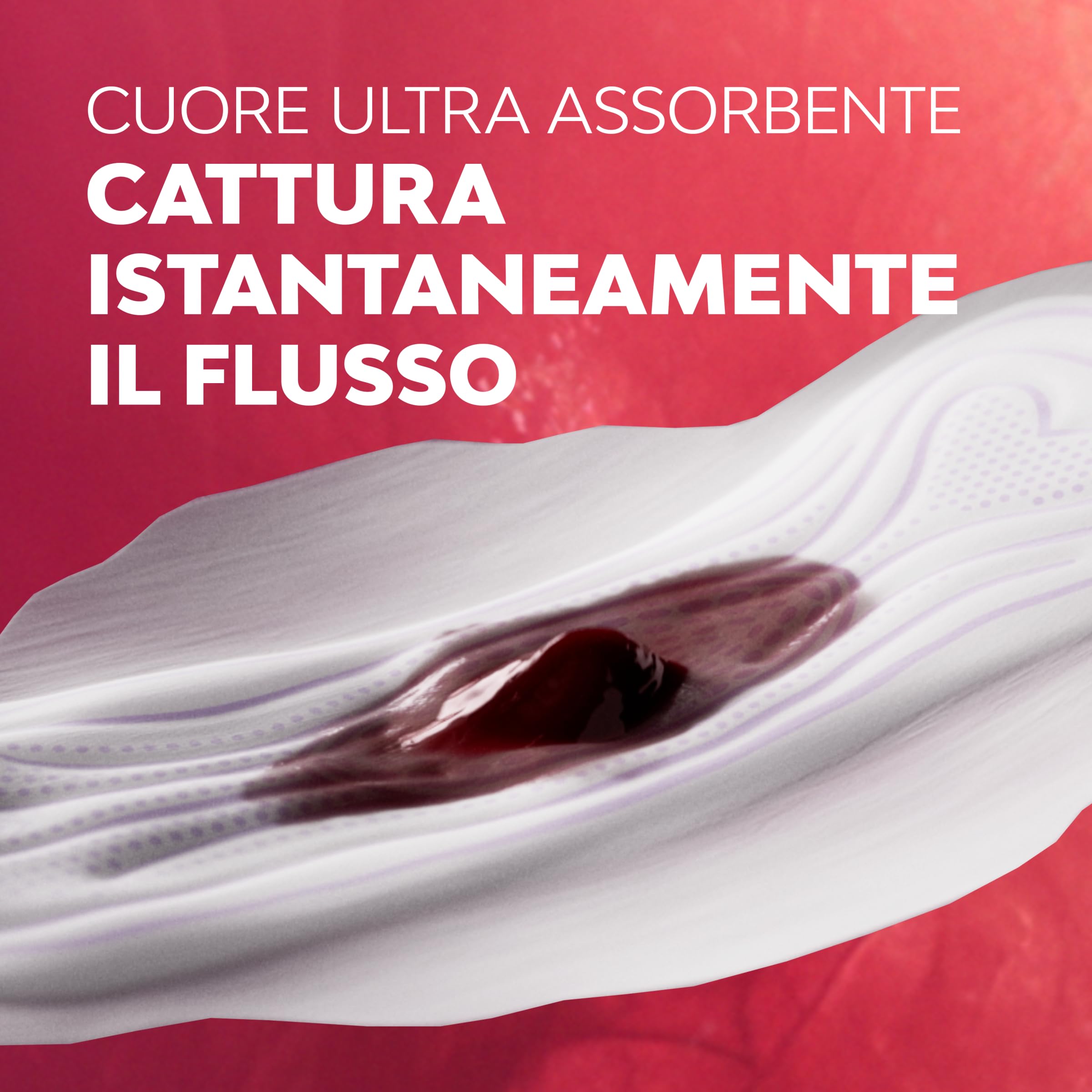 Nuvenia - Assorbente Normal Ultra con Ali - Superficie Traspirante e Assorbenza Rapida - Confezione da 28 Assorbenti