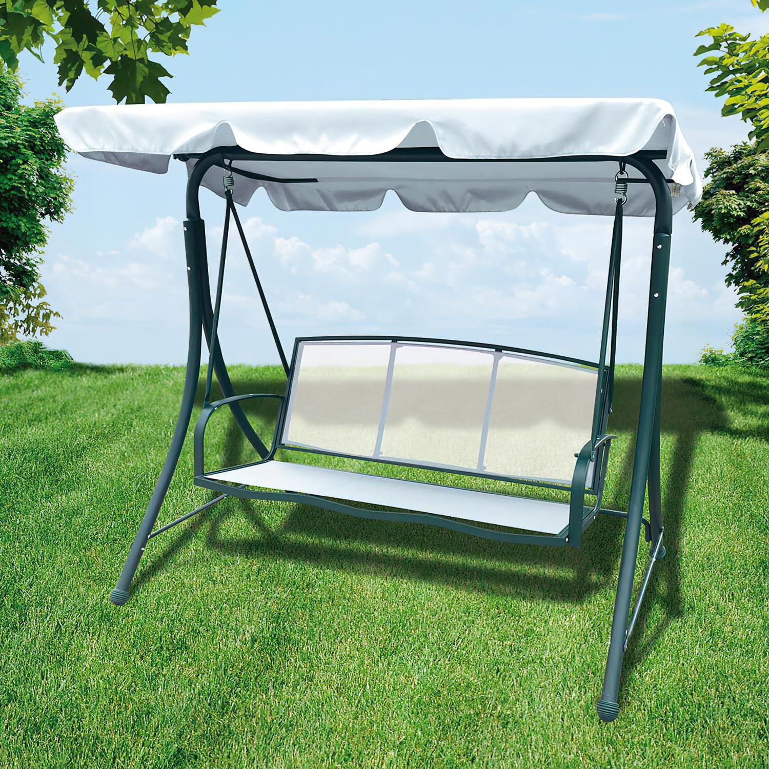 Dondolo in Metallo MOD. TINETTO 3 Posti Papillon 182X120X168H CM